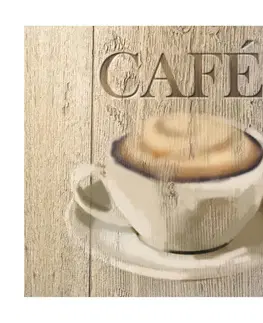 Kuchynské potreby WENKO 2713600100 - Zástena CAFÉ 60x50 cm pestrofarebná 2713600100