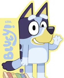 Leporelá, krabičky, puzzle knihy Bluey. Szia, Bluey!
