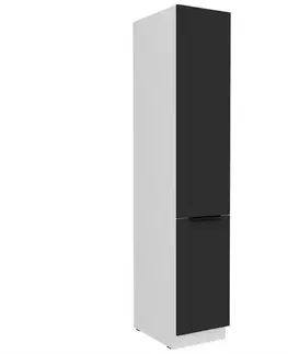 Kuchynské skrinky stojace Kuchynská skrinka Aria-Bl/Wh Anti Fingerprint 40dk-210 2f