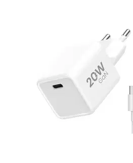 Predlžovacie káble Winner Group- Rychlonabíjací adaptér 1xUSB-C PD 20W + USB kábel USB-C / USB-C 1m WINTRUSBCKAWH