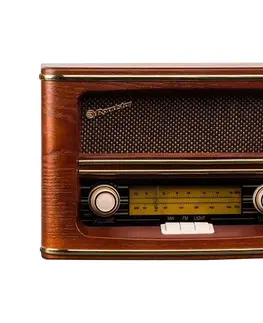 Predlžovacie káble Roadstar HRA-1500/N - FM/MW rádio 24W/230V/6xLR14 HRA-1500/N