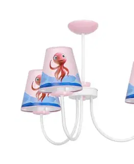Svietidlá  Detský luster na tyči OCTOPUS 3xE14/40W/230V MLP6810