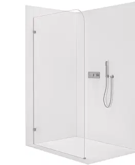 Sprchové dvere CERANO - Sprchová zástena Walk-in Orbis Ľ/P - 8 mm - chróm, transparentné sklo - 70x200 CER-682231