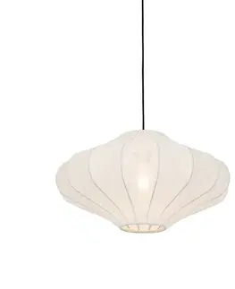 Závesné svietidlá Inteligentné závesné svietidlo biele 50 cm vrátane Wifi ST64 - Plu