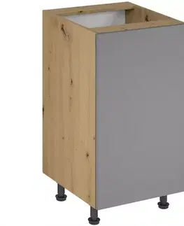 Kuchynské skrinky stojace Kuchynská skrinka Langen D45 beige