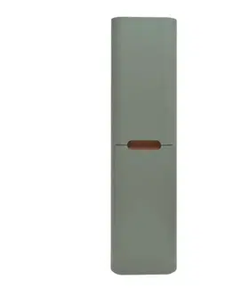 Kúpeľňový nábytok Vysoká skrinka SAT Fusion 40x149x33 cm eukalyptovo zelená mat SATFUSIONV40EZK SATFUSIONV40EZK