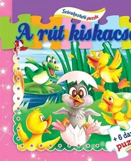 Leporelá, krabičky, puzzle knihy A rút kiskacsa + 6 darab puzzle