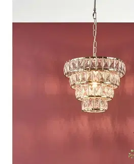 Svietidlá Där Lighting Där Lighting CER0135 - Luster na reťazi CERYS 1xE27/60W/230V zlatý CER0135