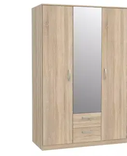 Šatníkové skrine Skriňa Niko NIKS82 123 cm