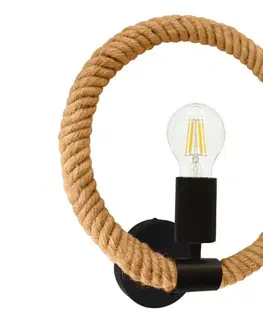Svietidlá  Nástenné svietidlo ROPE ARTHUR 1xE27/12W/230V 311450
