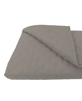 Prehozy na posteľ Prikrývka na posteľ Alma 170x220 cm tmavošedá Merkury Home
