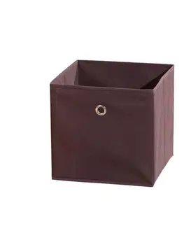 Bytové doplnky WINNY textilný box, hnedý