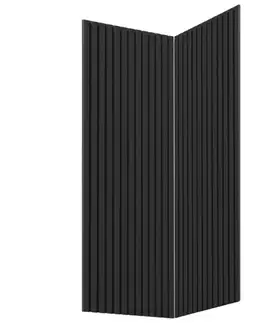 Kuchynské skrinky Čelo skrinky Luxeo F14-G60N2(72) ryfla black