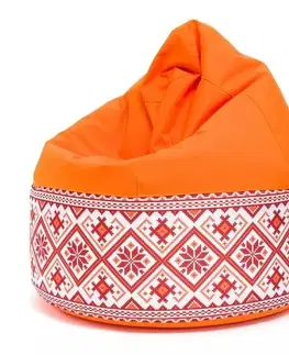 Sedacie vaky a kocky Sedací vak Viper Folk Outdoor TiaHome - Oranžová