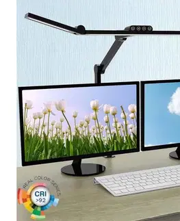 Lampy  LED Stmievateľná dotyková stolná lampa LED/24W/230V 3000-6500K CRI 92 čierna 4739993
