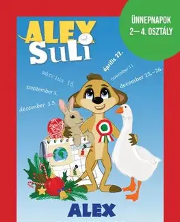 Príprava do školy, pracovné zošity Alex Suli - Alex bemutatja a jeles napokat