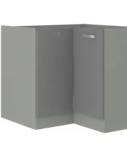 Kuchynské skrinky stojace Skrinka Do Kuchyne Grey 90x90 Nd 2f Bb