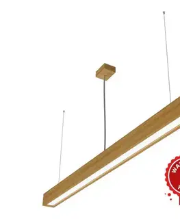 Svietidlá APLED - LED Luster na lanku LOOK LED/48W/230V 4000K 150 cm dub 136-0630