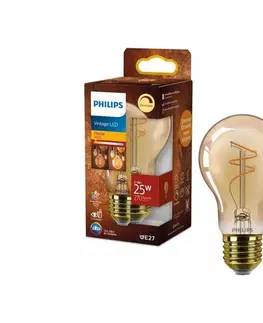 LED osvetlenie LED Stmievateľná žiarovka VINTAGE Philips A60 E27/3,1W/230V 1800K 872110304901800