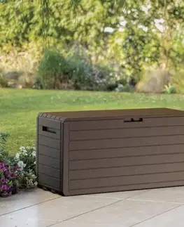 Úložné boxy a chladničky KETER Úložný box ATALAS | hnedá 270L