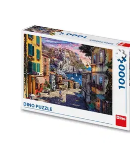 1000 dielikov Dino Toys Puzzle Talianske pobrežie 1000 Dino