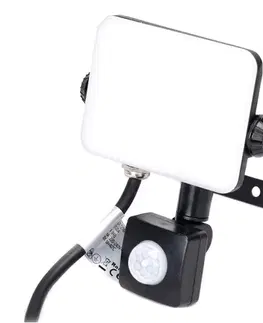 Záhradné lampy  B.V.  - LED Reflektor so senzorom LED/30W/230V 4000K IP65 čierna B10202NR1