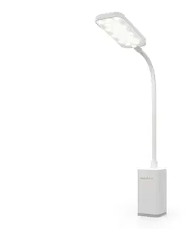 Lampy  LTLR10WT - LED stmievateľná nabíjateľná dotyková stolná lampa so svorkou LED/5W/1200 mAh biela LTLR10WT