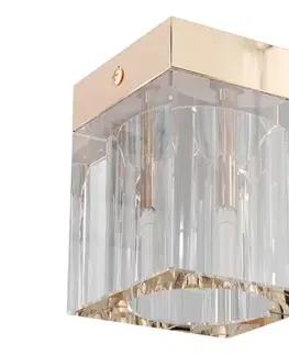Svietidlá Open Design OR86188 - Bodové svietidlo CUBO 1xG9/8W/230V číre/ružové zlato OR86188