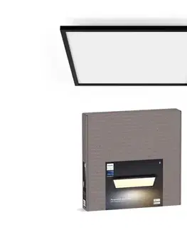 Svietidlá Philips - LED stmievateľné stropné svietidlo Hue AURELLE LED/39W/230V 60x60 cm čierna 8720169329010