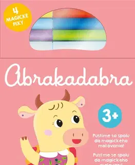 Nalepovačky, vystrihovačky, skladačky Abrakadabra 3+ (Kravička)