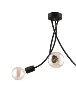 Svietidlá Jupiter 1639 - Luster na tyči LUCE 3xE27/60W/230V čierna 1639
