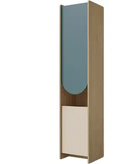 Regály Regál Lexi 4l Cremona/Macadamia/Morská