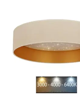 Svietidlá BRILAGI - LED Stropné svietidlo VELVET STAR LED/24W/230V pr. 40 cm  krémová/zlatá 