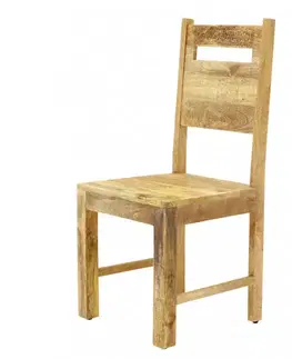 Jedálenské stoličky Stolička Manu indický masív mango