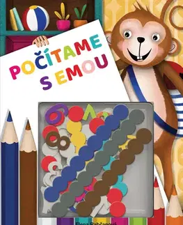 Leporelá, krabičky, puzzle knihy Počítame s Emou - Elena Rabčanová