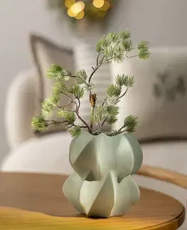 Vázy, misy Váza Petal Green 15x17 cm