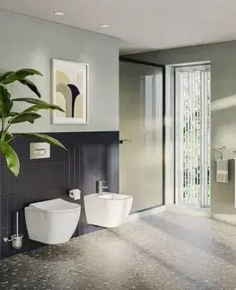 Kúpeľňový nábytok Kúpeľňová zostava s umývadlom 60 cm vrátane umývadlovej batérie, vtoku a sifónu VitrA Mia biela KSETMIA60B KSETMIA60B