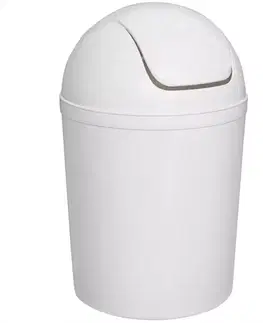 Plastové koše Vyklápací kôš 5 l biely 506-01