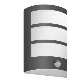 Záhradné lampy Philips - LED Vonkajšie nástenné svietidlo so senzorom PYTHON LED/3,8W/230V IP44 872016926919400