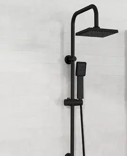 Kúpeľňové batérie Eisl Eisl - Sprchový set bez batérie EASY ENERGY, čierna DX12004BL DX12004BL