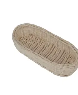 Kvetináče a truhlíky Kinekus Košík RATAN, oválny, 26x12x6cm