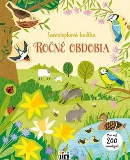 Nalepovačky, vystrihovačky, skladačky Samolepková knižka - Ročné obdobia