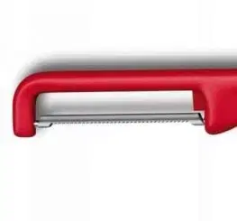 Škrabky Kinekus Škrabka na zemiaky, zeleninu IOTA VICTORINOX zúbkovaná, červená