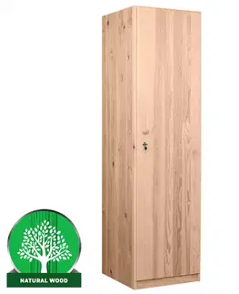 Šatníkové skrine Skriňa 60 eko borovica morená dub