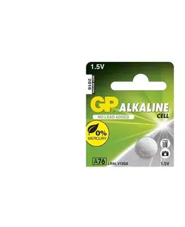 Predlžovacie káble  1 ks Alkalická batéria gombíková LR44 GP ALKALINE 1,5V B1376