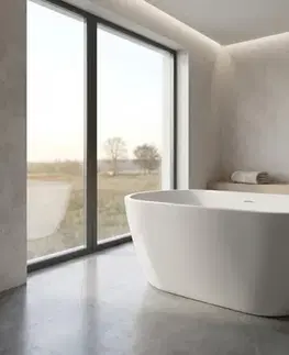 Vane CERANO - Vaňa akrylátová Anita - voľne stojaca - biela lesklá - 149x74x58 CER-682732