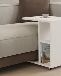 Konferenčné stolíky Príručný stolík / Odkladací stolík Amy - White