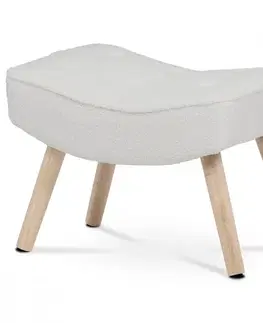 Taburety a podnožky Taburet AK-309P látka bouclé Autronic