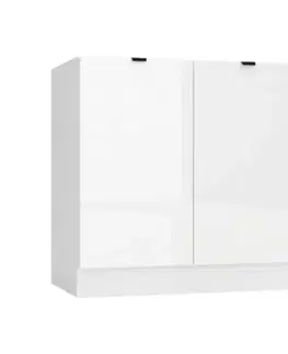 Kompletné kuchynské zostavy Artstolk Kuchynská linka ALICE C | biely lesk 200 cm