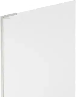 Sprchové dvere MEXEN/S - Next L vaňová zástena FIX 100 x 150, dekor, nikel kartáčovaná 895-100-000-03-30-97
